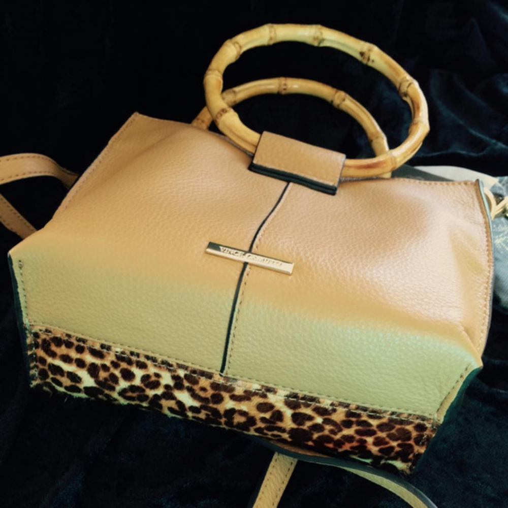 Vince Camuto Leather & Calf Hair Crossbody